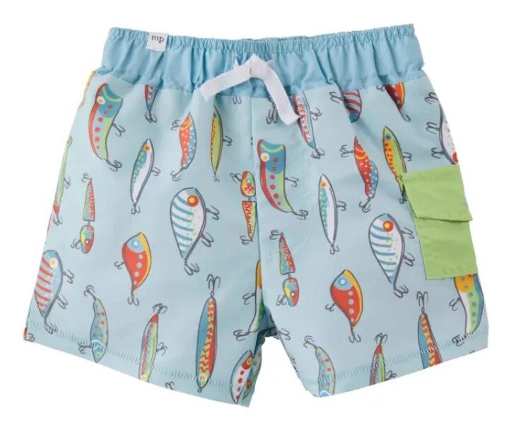 Swim Trunks Fishing Lure - Mud Pie | Lola and Jack